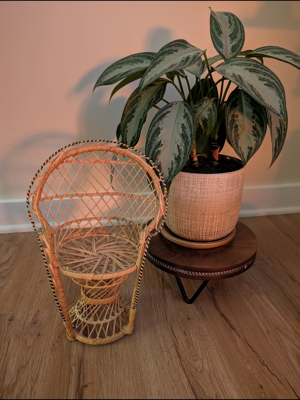 Tiny Rattan Chair - Neutral Beige